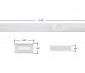 LED Cabinet Light - Handheld Detachable Linear Light - Rechargeable - Dim Settings - 200 Lumens - 3000K/4000K