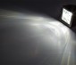 DOT Approved LED Fog Light - 3" Square - 25W: On Shot Showing Beam Pattern