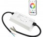 Waterproof 4 Channel Receiver with RGB/RGBW RF Remote - 5 Amps/Channel