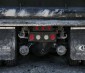 Round LED Truck and Trailer Lights - 4” LED Brake/Turn/Tail Lights w/ 12 High Flux LEDs - 3-Pin Connector:  Brake and Reverse Lights Installed on Dump Truck