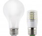 T10 LED Bulb - 30 Watt Equivalent E27 LED Bulb: Comparison View