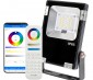 10W Smart LED Flood Light Fixture - MiLight / MiBoxer RGB+Tunable White - 120V - Up To 900 Lumens