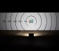 200 Watt LED Flood Light Fixture - 5000K/4000K - 600 Watt HID Equivalent - 24,000 Lumens: Beam Angle Shown On Target (13ft Away)