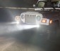 LED Fog Light - 3" Square - 25W: Shown Installed On Jeep.