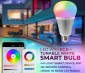 9W A19 MiBoxer WiFi Smart LED Light Bulb - RGB+Tunable White - Smartphone Compatible - 60W Equivalent - 850 Lumens - With WIFI Hub