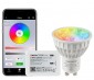 GU10 MiBoxer Wi-Fi Smart LED Bulb - RGB+Tunable White - 4-Watt (40-Watt Equivalent) - 280 Lumens - Smartphone Compatible