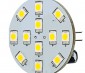 LED G4 Lamp, 12 High Power LED Disc Type with Back Pins