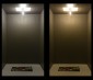 G9 LED Bulb - 25 Watt Equivalent - Bi-Pin LED Filament Bulb: Shown On In Natural White (Left) And Warm White (Right).