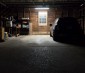 50W Linear LED Tri Proof Light Fixture - Industrial LED Light - 4' Long: Shown Illuminating Garage In Natural White. 
