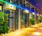 RGB Strip shown illuminating hotel lobby entrance.