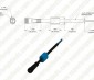 Female Pig Tail Power Cable 