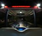 12" Off Road LED Light Bar - 36W: Showing Point Of View From Behind Golf Cart.