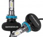 H9/H11 LED Fanless Headlight/Fog Light Conversion Kit with Internal Drivers - 4,000 Lumens/Set