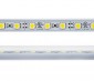 1/2 Meter LED Tube Light with 30 LEDs - RV and Boat LED Lights: Front & Profile View