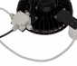 Microwave Motion Sensor for HBUD UFO LED High-Bay Lights - Shown Attached to Light