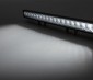 21" Heavy Duty Off Road LED Light Bar - 54W: On Showing Beam Pattern. 