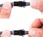 LC4 Locking Connector Power Cable Extension: Push Together To Lock 