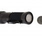 LED Flashlight - NEBO CRYKET - 250 Lumens: Back View with Size Comparison