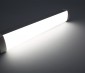 30W Linear LED Light Fixture - Industrial LED Light - 2' Long: On Showing Beam Pattern. 