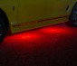 LED Ground Effect Lighting Kit - 8 LED Light Modules: Shown In Red. 