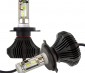 LED Headlight Kit - H4 LED Fanless Headlight Conversion Kit with Compact Heat Sink