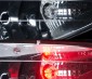 LED Hideaway Strobe Lights - Mini Emergency Vehicle LED Warning Lights: Shown On Installed In Vehicle Headlight (Red Strobe)