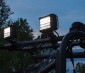 Quad Row Off Road LED Light with Combo Beam Attached to Top of ATV/ UTV