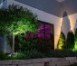 1W LED Landscape Spotlight - White: Installed in Commercial Business Landscape