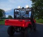 Quad Row Heavy Duty Off Road LED Light with Combo Beam Attached to Top of ATV / UTV