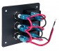LED Rocker Switch Panels with Fuse - Weatherproof DC Distribution Switch Panel: Back View of LED Rocker Panel