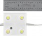 LSMCC series Constant Current SMD LED Sign Module: Showing Front View And Size Comparison. 