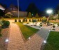 LED Step Lights - 1 LED Mini Round Deck / Step Light: Shown Installed In Walkway. 