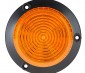 4-3/4" Amber LED Strobe Light Beacon with 18 LEDs: Top View
