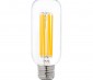 LED Vintage Light Bulb - Radio Style T14 LED Bulb w/ Filament LED - Dimmable