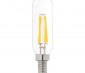 LED Vintage Light Bulb - Radio Style T8 Candelabra LED Bulb w/ Filament LED - Dimmable