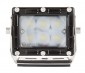 LED Work Light - 4" Square Work Light w/ Extreme Vibration Resistant Mount and Combo Beam - 30W - 2000 Lumens: Front View. 