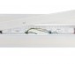 Class 2, 1-10V dimmable driver included. Located on the front of the fixture, within driver box.