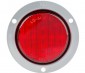 M4 series 2.5in Round LED Marker Lamp w/ Flange: Front View
