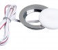Mini Recessed LED Light Fixture with Removable Trim: Detail Of LED Light Removed From Chrome Ring