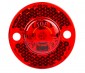 Mini Round LED Truck Trailer Light - 1" LED Marker Clearance Light with 1 LED: Front View