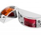 MPC series Chrome Armored Marker Lamp: Available In Red & Amber