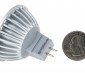 MR16 LED Bulb - 40 Watt Equivalent - Bi-Pin LED Spotlight Bulb: Back View with Size Comparison