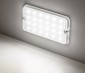 Slim profile houses 24 LEDs in an impact and water resistant housing.
