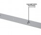 50W LED Magnetic Strip Troffer Retrofit Kit - 2x4 Troffer - 5600 Lumens - Dimmable