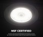 NSF Certified and designed to meet sanitary requirements