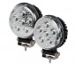 LED Pod Lights - 4.5” Round Work Lights / Side Shooters - 32W - 4,300 Lumens - Right/Left Pair - 2 Pack
