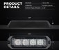 4" Grille and Surface Mount LED Strobe Light Head - 12W