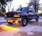 Mini Round LED Truck Trailer Light - 1" LED Marker Clearance Light with 1 LED: Installed On Truck Bumper