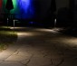 Landscape LED Path Lights w/ Offset Cone Shade - 3 Watt: Shown Installed Along Walking Path. 