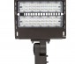 LED Parking Lot Light - 100W (250W HID Equivalent) Dimmable LED Shoebox Area Light - 3000K/4000K/5000K - 12,000 Lumens - Front View